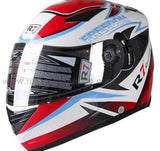 CASCO CERRADO R7 RACING FF830 DOBLE MICA ECE22.05  MICA IRIDIUM
