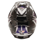 CASCO CERRADO R7 RACING MD-901 DOBLE MICA DOT CROSS