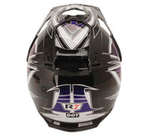 CASCO CERRADO R7 RACING MD-901 DOBLE MICA DOT CROSS