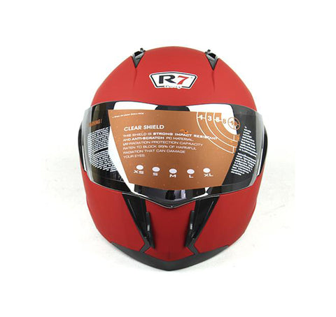 CASCO R7-168 ROJO MICA IRIDIUM