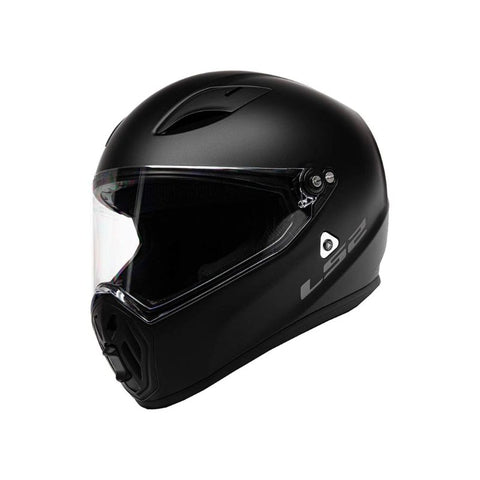 CASCO CERRADO LS2 STREETFIGHTER SOLID NGO/MATE MX419