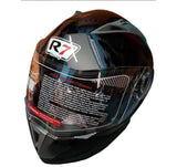CASCO V3 NEGRO DOBLE MICA R7