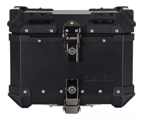 BAUL TRASERO MOTOCICLETA LS2 B35 ALUMINIO NEGRO 35 LTS
