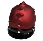 CASCO SKULL ROJO MATE R7