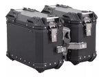 JUEGO MALETAS LATERALES LS2 MB30 ALUMINIO NEGRO 30 LTS