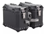 JUEGO MALETAS LATERALES LS2 MB30 ALUMINIO NEGRO 30 LTS