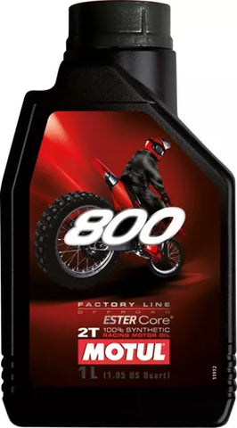 Aceite 2T Motul 800 Factory Line Off Road 1L Sintetico