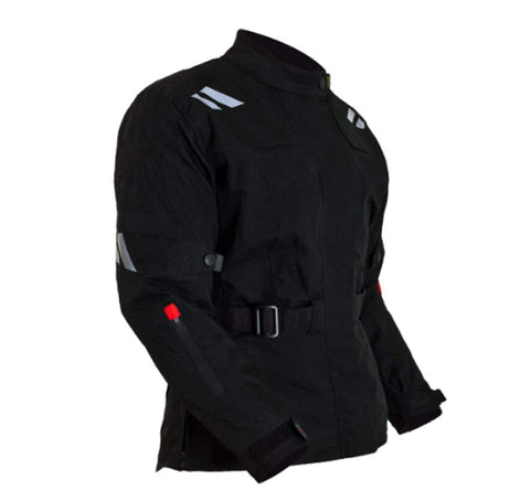 Chamarra Asis Negro/Rojo TUONO7