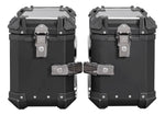 JUEGO MALETAS LATERALES LS2 MB38 ALUMINIO NEGRO 38 LTS