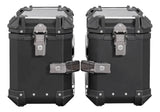 JUEGO MALETAS LATERALES LS2 MB38 ALUMINIO NEGRO 38 LTS