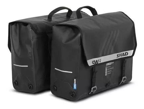 JUEGO MALETAS LATERALES SHAD SW42 X0SW42 25 LTS CONTRA AGUA