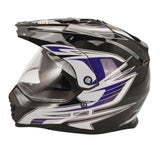 CASCO CERRADO R7 RACING MD-901 DOBLE MICA DOT CROSS