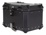 BAUL TRASERO MOTOCICLETA LS2 B55 ALUMINIO NEGRO 55 LTS
