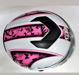 CASCO ABATIBLE R7 RACING MD-903 DOBLE MICA BCO/ROS