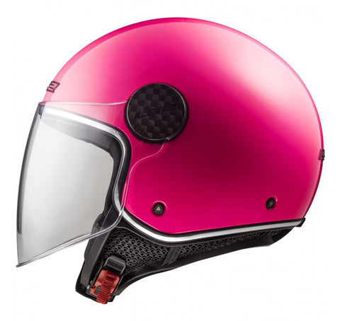 CASCO ABIERO LS2 SPHERE LUX ROSA FLUO
