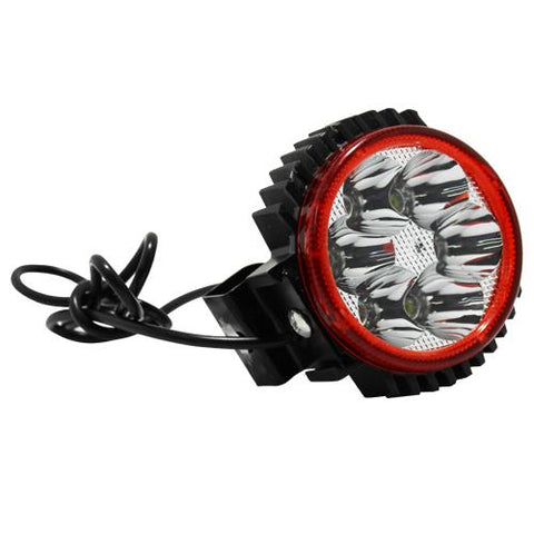 FARO DELAN AUXILIAR ALTA/BAJA/STROBO ROJO-AMBER LED PROMOTO