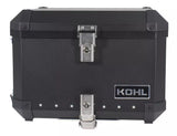 BAUL TRASERO MOTOCICLETA KOHL TROLLEY TLLYA58.1 ALUMINIO NEGRO 58 LTS