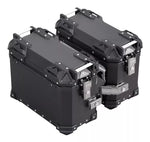 JUEGO MALETAS LATERALES LS2 MB30 ALUMINIO NEGRO 30 LTS