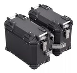 JUEGO MALETAS LATERALES LS2 MB30 ALUMINIO NEGRO 30 LTS