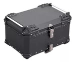 BAUL TRASERO MOTOCICLETA LS2 B65 ALUMINIO NEGRO 65 LTS