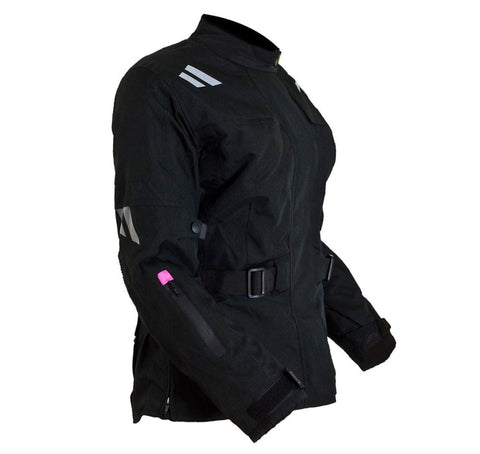 Chamarra Asis Negro/Fucsia TUONO7
