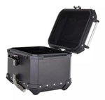 BAUL TRASERO MOTOCICLETA LS2 B35 ALUMINIO NEGRO 35 LTS