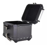 BAUL TRASERO MOTOCICLETA LS2 B35 ALUMINIO NEGRO 35 LTS