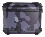 BAUL TRASERO MOTOCICLETA KOHL KH5N ALUMINIO NGO/GRS/CAMO 50 LTS