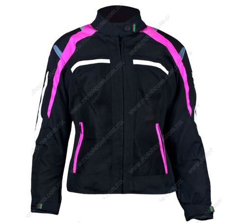 Chamarra Brescia Negro/Rosa TUONO7