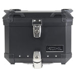 BAUL TRASERO MOTOCICLETA KOHL KH1N.3 ALUMINIO NEGRO 40 LTS