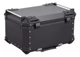BAUL TRASERO MOTOCICLETA LS2 B65 ALUMINIO NEGRO 65 LTS