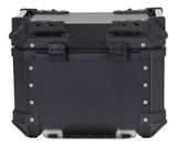 BAUL TRASERO MOTOCICLETA LS2 B35 ALUMINIO NEGRO 35 LTS