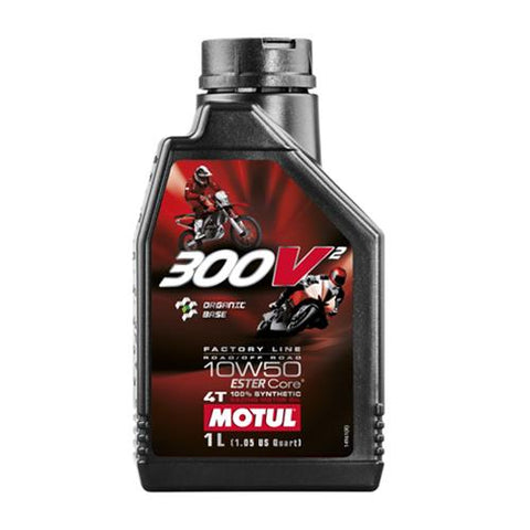 Aceite 4T Motul 300V2 Factory Line 10W50 4L Sintetico