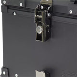 BAUL TRASERO MOTOCICLETA LS2 B55 ALUMINIO NEGRO 55 LTS