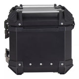 BAUL TRASERO MOTOCICLETA LS2 B35 ALUMINIO NEGRO 35 LTS