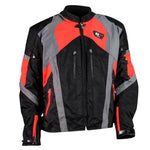 Chamarra R7-107 Negro/rojo/gris