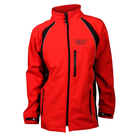 CHAMARRA DEPORTIVA R7 ROJO R7-756 TEXTIL SUAVE