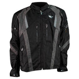 Chamarra R7-107 Negro/rojo/gris