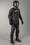 TRAJE 2 PIEZAS DE PIEL MOTEGI V2 NEGRO CARBON