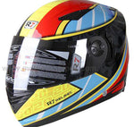 CASCO CERRADO R7 RACING FF830 DOBLE MICA ECE22.05  MICA IRIDIUM
