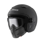 Casco Abierto LS2 Brutus Solid Negro Mate OF539