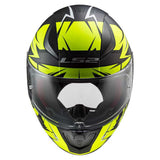 CASCO CERRADO LS2 RAPID CROMO NGO/AMA FLUO/MATE FF353