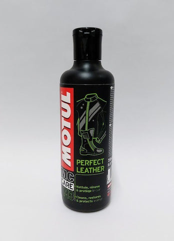 CERA Y ABRILLANTADOR MOTUL M3 PERFECT LEATHER 250ML RESTAURADOR DE PIEL