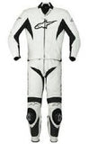 TRAJE 2 PIEZAS DE PIEL SP-1 BCO