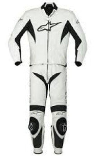 TRAJE 2 PIEZAS DE PIEL SP-1 BCO