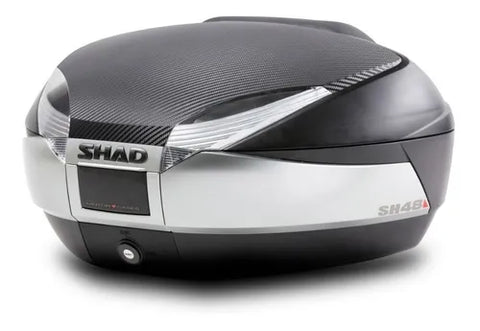 BAUL TRASERO MOTO SHAD SH48 TITANIO