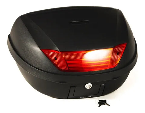 BAUL TRASERO MOTO R7  R03 NEGRO 52 LTS