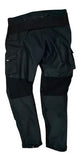 PANTALON VIAJERO R7 RACING NEGRO R7-609 TEXTIL