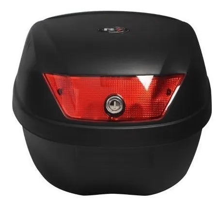 BAUL TRASERO MOTO R7  P01 NEGRO 28 LTS
