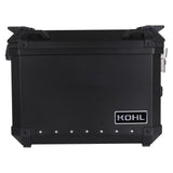 MALETA LATERAL KOHL KH2N.1 ALUMINIO NEGRO 36 LTS